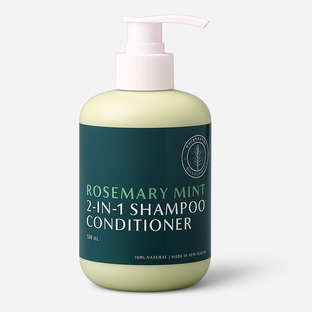 Rosemary and Mint 2-in-1 Shampoo and Conditioner for Hair - 300ml