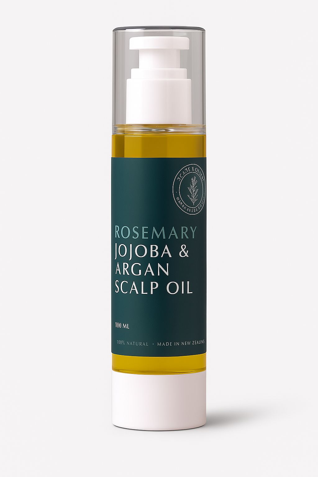 Rosemary Jojoba & Argan Hair Oil – Scalp Health & Nourishment – 100ml – NZ Made