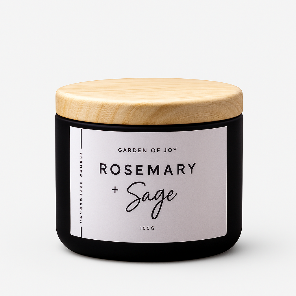 Rosemary & Sage Soy Wax Candle