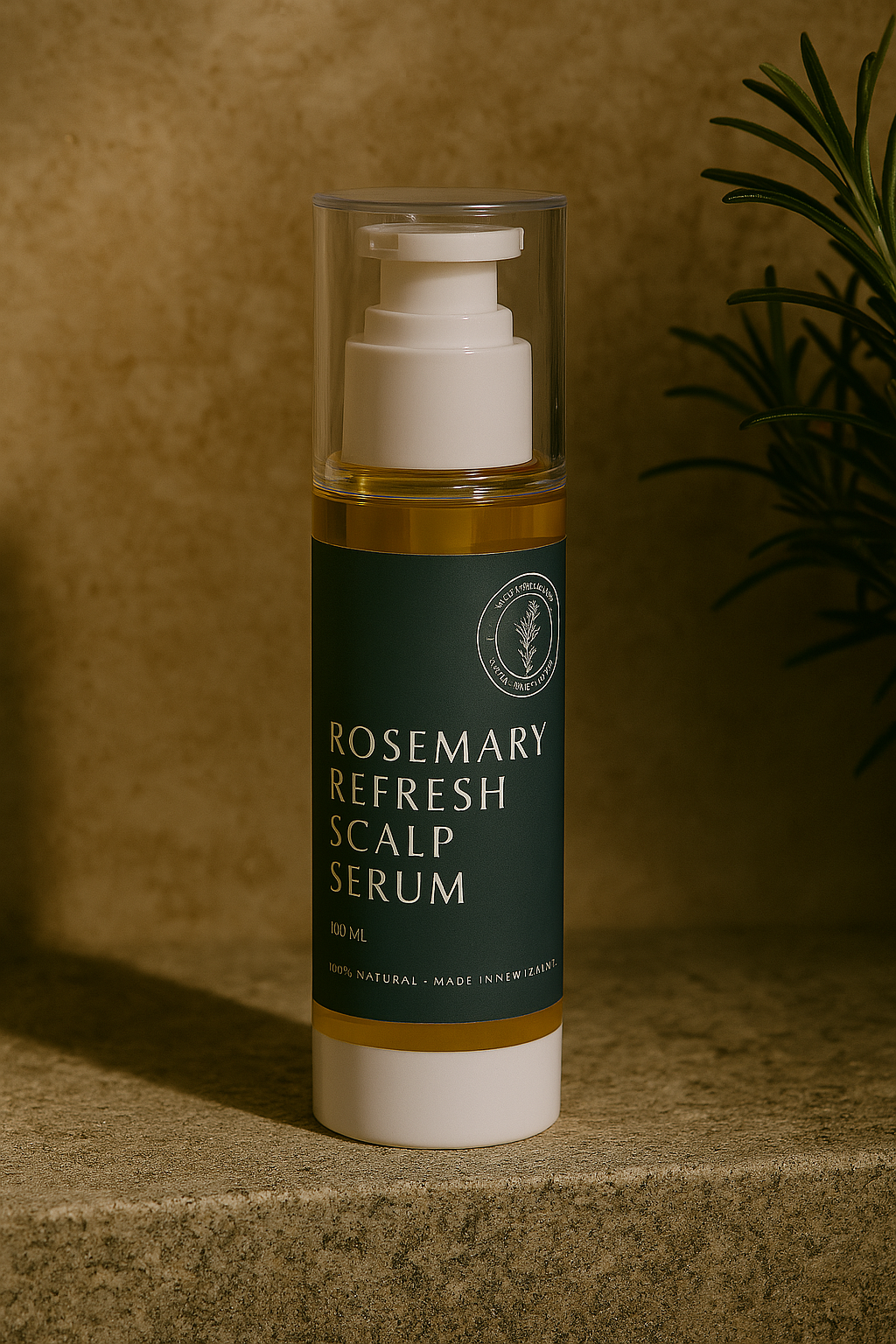 Rosemary Hair Oil Serum for Hair & Scalp Health - Natural - 100ml - NZ Made
