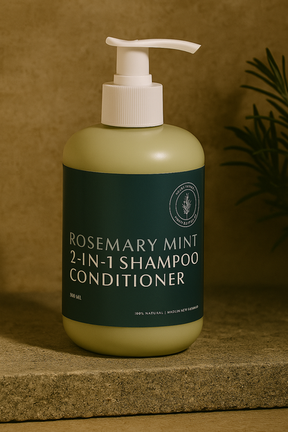 Rosemary and Mint 2-in-1 Shampoo and Conditioner for Hair - 300ml