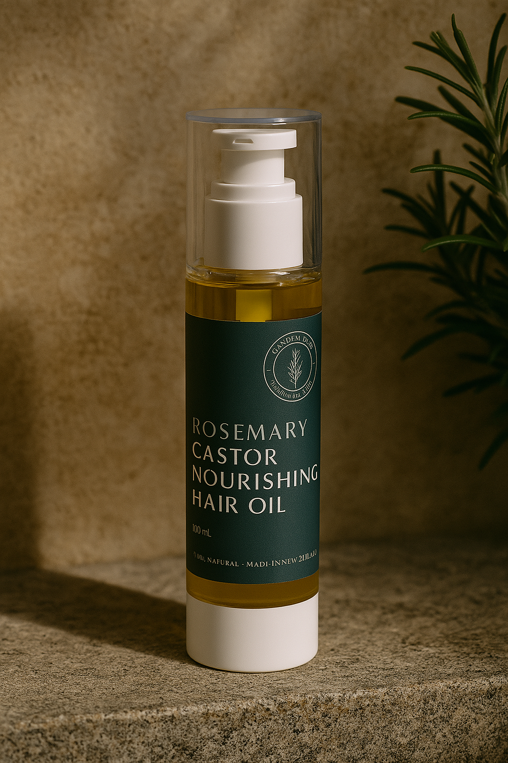 Rosemary Castor Nourishing Hair Oil - 100ml