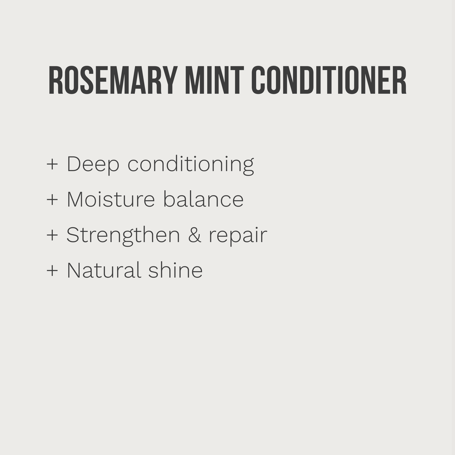 Rosemary Mint Conditioner - 500ml
